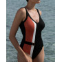 One-Piece Opened Support Swimsuit Chic Aquatique (Ginger Chic)