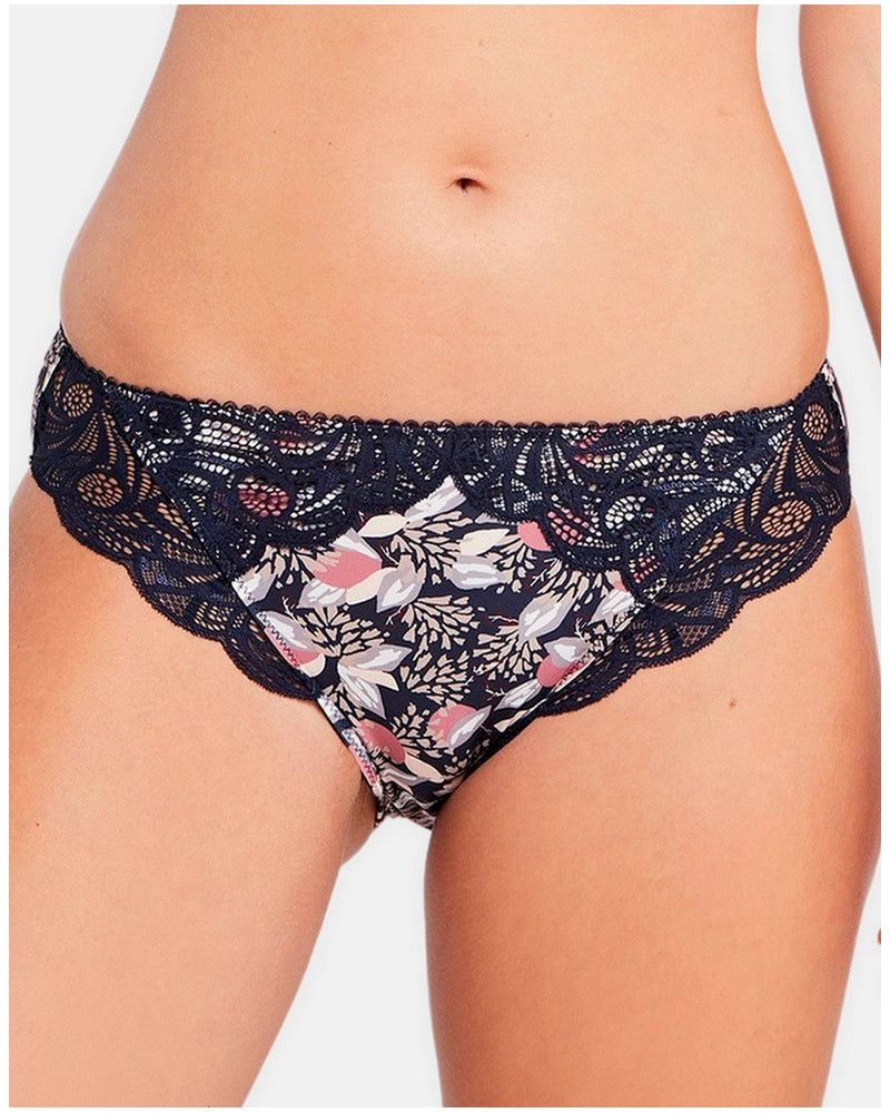 Brief Sans Complexe Ariane Fantaisy (Imprimé Bleu Marine)