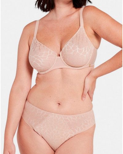 Sujetador moldeado con aros Sans Complexe Perfect Curves (Blush)