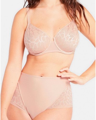 Braga cintura alta Sans Complexe Perfect Curves (Blush)
