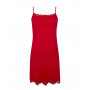 Nightdress Thin Straps Antigel Simply Perfect (Rouge Capucine)