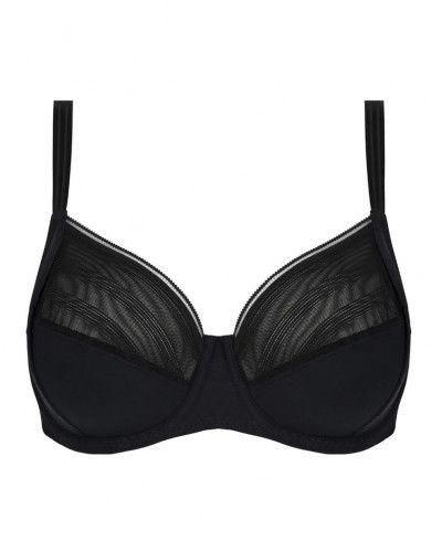 Wellness underwired bra Antigel New Apesanteur (Black)