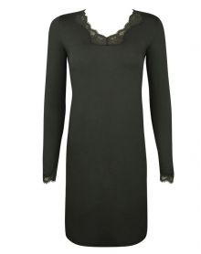 Nightdress long sleeves V-neck Antigel Simply Perfect (Eclat Aventure)