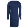 Nightdress long sleeves V-neck Antigel Simply Perfect (Bleu Marine)