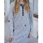 Long-sleeved buttoned nightdress Massana Coeurs & Pois