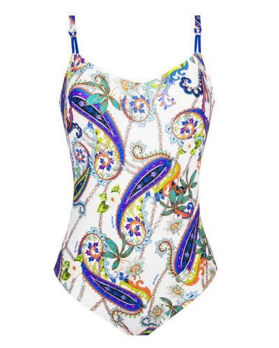 One-piece underwired swimsuit Lise Charmel Odyssée Cashmer (Blue Cashmere)