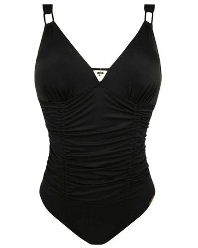 Maillot De Bain 1 Pièce LISE CHARMEL Taille 90D - Modèle Bouquet D'Or Couleur Sun Jade - Neuf étiqueté