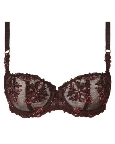 Demi bra Chantelle Champs-Elysées (Glossy Brown)