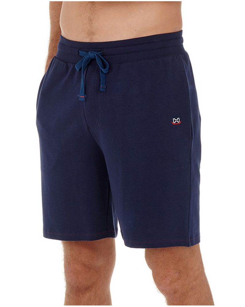 Sweat short 100% cotton HOM Sport Lounge (Marine)