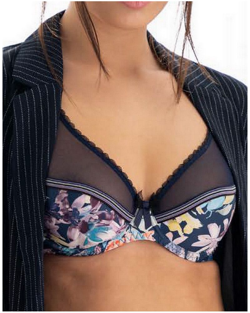 Underwired bra Antigel Mille Pétales (Pétales Aquarelle)