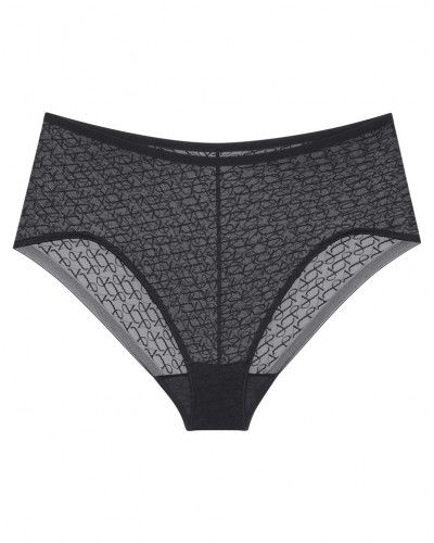 Braga cintura alta Triumph Signature Sheer (Negro)