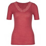 Short-sleeved top Calida Wool & Silk Silky Wool Joy (Pomegranate)