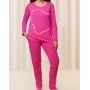 Pajama set 100% organic cotton Nuit Triumph (Passionate Pink)