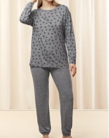 Pajama set Nuit Triumph (Dark Grey Melange)