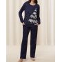 Pijama 100% algodón orgánico Nuit Triumph (Blue Light)