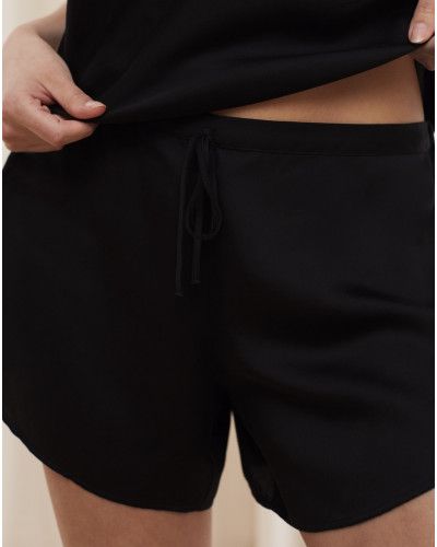 Pyjama court Triumph Nuit (Noir)