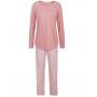 Long button-down pyjama Calida Lovely Night 100% cotton (Rose Bud)