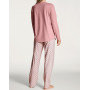 Long button-down pyjama Calida Lovely Night 100% cotton (Rose Bud)