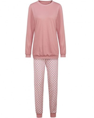 Long pyjamas Calida Lovely Night 100% cotton (Rose Bud)