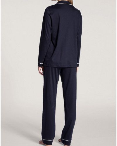 Pyjama Calida Night Lovers 100% cotton interlock (Dark Lapis Blue)