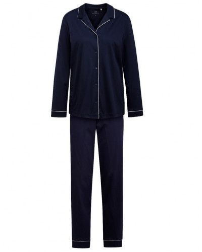 Pyjama Calida Night Lovers 100% cotton interlock (Dark Lapis Blue)