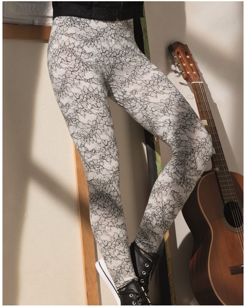 Leggings Antigel Power Dentelle (Dentelle Fusain)