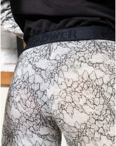 Legging Antigel Power Dentelle (Dentelle Fusain)