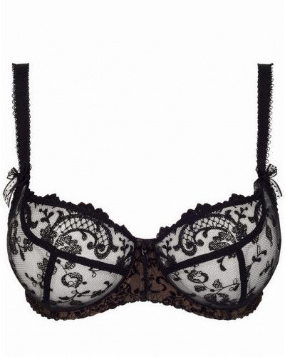 Underwired low-necked bra Empreinte Gaby (Black)