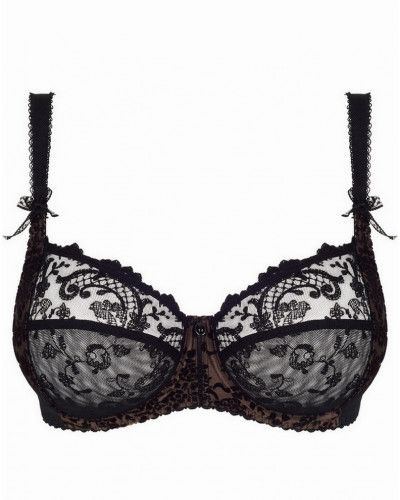Underwired full cup bra Empreinte Gaby (Black)