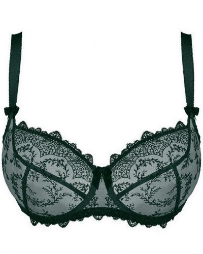 Underwired low-necked bra Empreinte Louise (Sequoia)