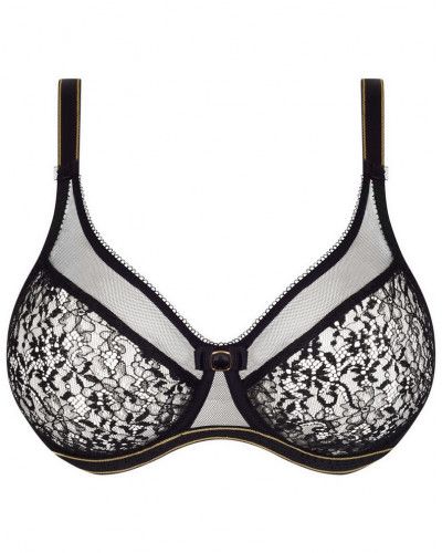 Sujetador moldeado con aros Empreinte Allure (Negro)