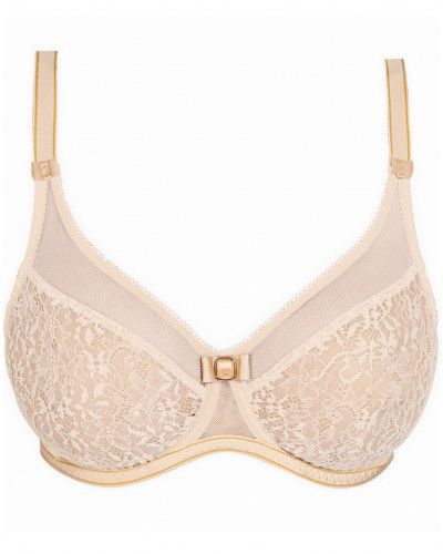Seamless underwired full support bra Empreinte Allure (Amande)