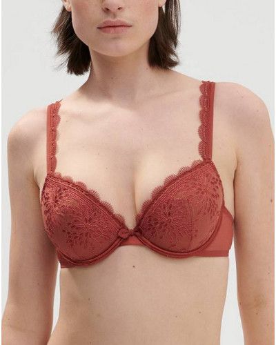Soutien-gorge push-up Simone Pérèle Singulière (Terre de Sienne)