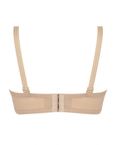 Deep cup strapless bra Antigel New Apesanteur (Skin Rosé)