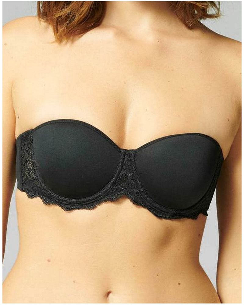 Sujetador sin tirantes Simone Pérèle Caresse (Negro)