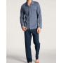Pyjama long Calida Relax Choice 100% coton interlock (Indigo Mood)