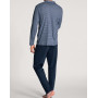 Pijama largo Calida Relax Choice 100% algodon interlock (Indigo Mood)