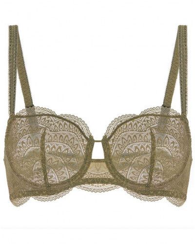 Soutien-gorge corbeille Simone Pérèle Karma (Vert Aventure)