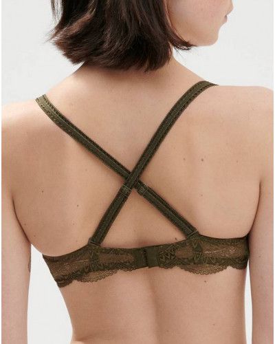 Soutien-gorge corbeille Simone Pérèle Karma (Vert Aventure)