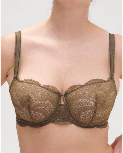 Demi bra Simone Pérèle Karma (Vert Aventure)