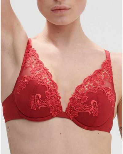 Soutien-gorge push-up plunge Simone Pérèle Saga (Lipstick)