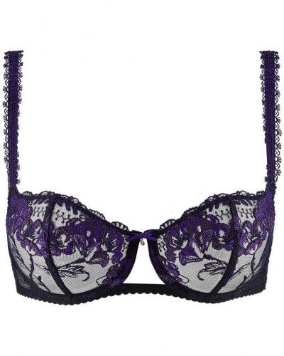 Sujetador con aros Aubade À Fleur de Toi (Dark Orchid)
