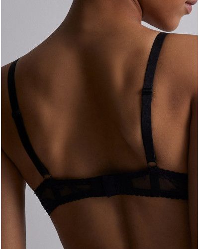 Plunge scarf bra Aubade À Fleur de Toi (Dark Orchid)