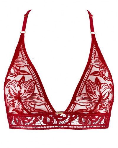 Brassière triangle Aubade Coeur à Corps (Rouge rebelle)