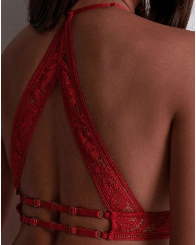 Sujetador triangular Aubade Coeur à Corps (Rouge rebelle)
