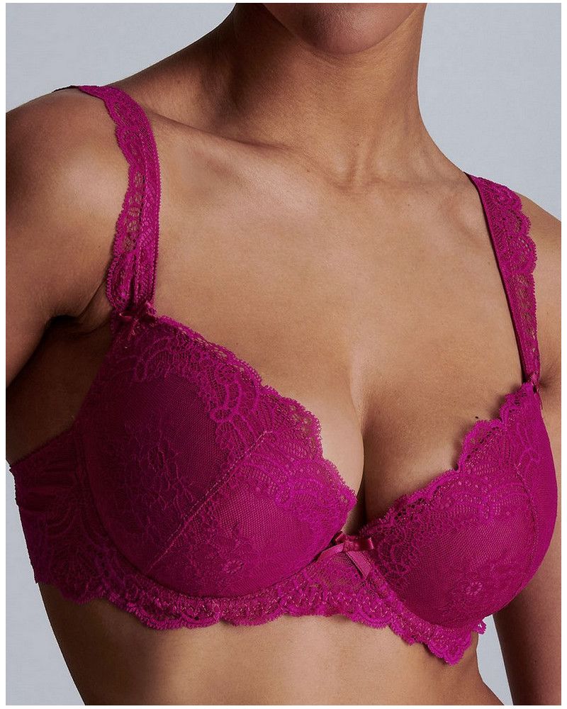 Padded bra Aubade Danse des Sens (Pink Pulsion)