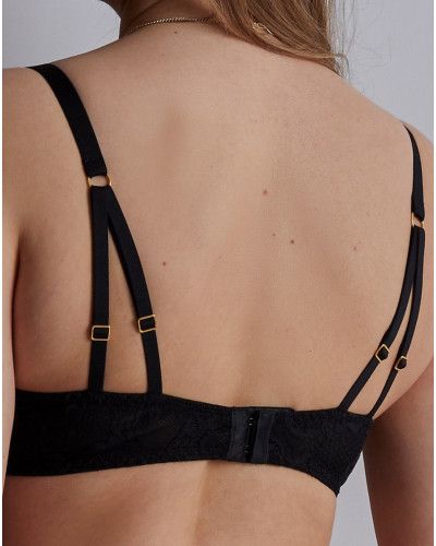 Plunge bra Aubade Gold Pleasure (Black Light)