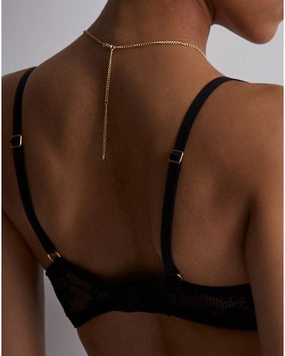 Sujetador con aros Aubade Gold Pleasure (Black Light)