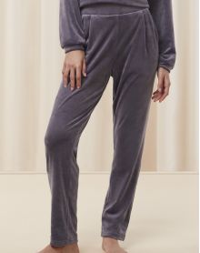 Velvet pajama pants Triumph Nuit (Slate)