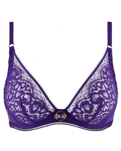 Sujetador triangular con aros Aubade Illusion Fauve (Ultraviolet)